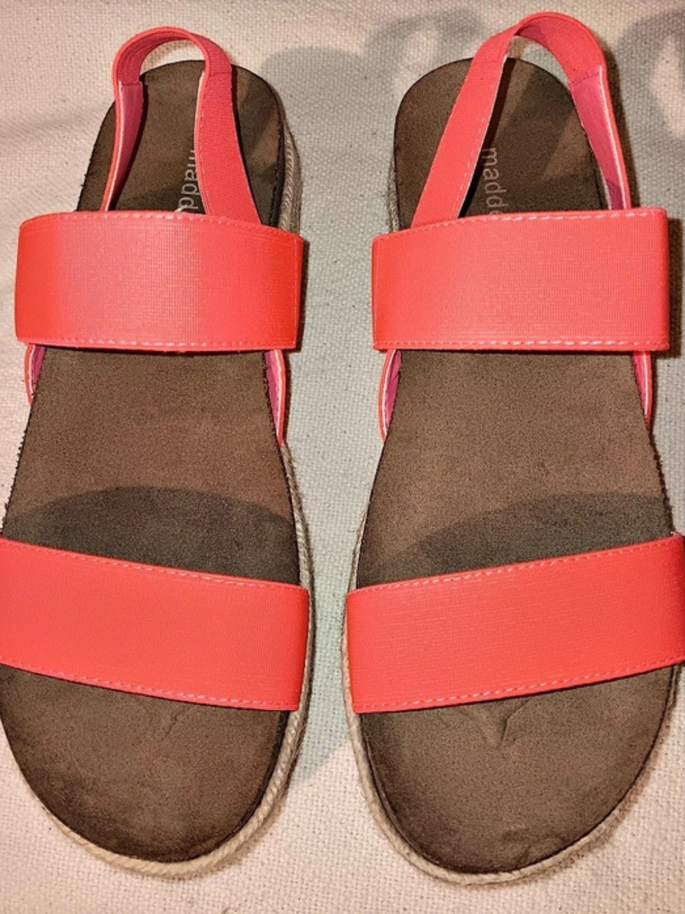 Madden GirlPink Platform Sandals US 8